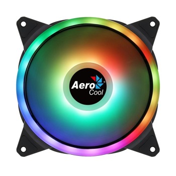 Вентилатор 140mm, AeroCool Duo 14 ARGB (ACF4-DU10217.11), 4-pin, 1000 RPM, черен | JAR Computers AeroCool ACF4-DU10217.11