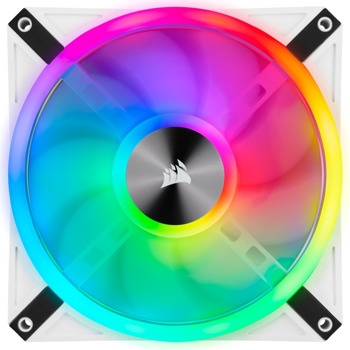 Вентилатор 140mm Corsair iCUE QL140 RGB 140mm PWM White, 4 pin, 1250 rpm | JAR Computers Corsair iCUE QL140 RGB 140mm White CO-9050105-WW
