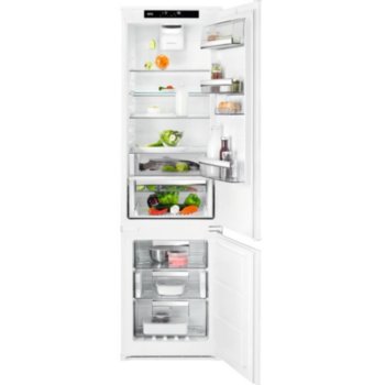 Хладилник с фризер AEG SCB819E8TS, клас E, 274 л. общ обем, за вграждане, 213 kWh/годишно, No Frost, Fast Freeze, Coolmatic | JAR Computers AEG SCB819E8TS