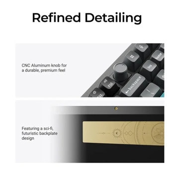 keychron q6 ultra 8k black silk pom switch banana | JAR Computers keychron q6 ultra 8k black silk pom switch banana