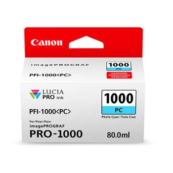 Canon PFI-1000 (0550C001AA) Photo Cyan