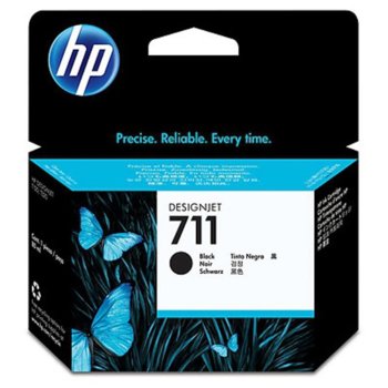 Касета за HP Designjet T120 / T520 ePrinter series - Black - (711) - P№ CZ133A - Заб.: 80ml | JAR Computers Касета HEWLETT PACKARD Designjet T120 / T520