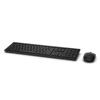 Dell KM636 Wi-Fi Keyboard + Mouse Black 580-ADFW