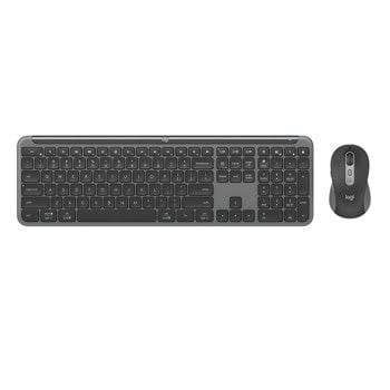 Комплект клавиатура и мишка Logitech Signature Slim Combo MK950, безжични, 4000dpi, Bluetooth, USB, черни | JAR Computers Logitech Signature Slim Combo MK950 Graphite