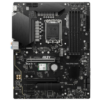 Дънна платка MSI PRO Z790-S WIFI, Z790, LGA1700, DDR5, PCI-E 4.0 (DP&HDMI), 4x SATA 6Gb/s, 2x M.2, 1x USB 3.2 Gen 2x2 20Gbps Type-C, 2.5G LAN, Wi-Fi 6E, Bluetooth 5.3, ATX | JAR Computers msi pro z790-s wifi 911-7d88-001