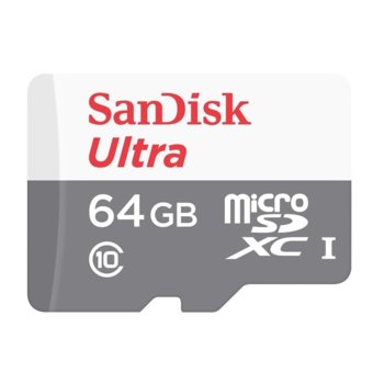 SANDISK Ultra microSD UHS-I 64GB SDQUNB-064G-GN3MN
