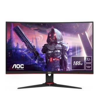 Монитор AOC C27G2AE/BK, 27" (68.58 cm) VA панел, 165Hz, Full HD, 1 ms, 80000000 :1, 250 cd/m2, DisplayPort, HDMI, VGA | JAR Computers AOC C27G2AE/BK