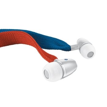 Trust Lace In-ear Headphone - red & blue 19280