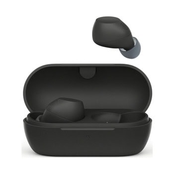 Слушалки Sony WF-C710N, безжични, Bluetooth, микрофон, шумопотискащи, IPX4 защита, черни | JAR Computers Sony WF-C710N Black WFC710NB.CE7