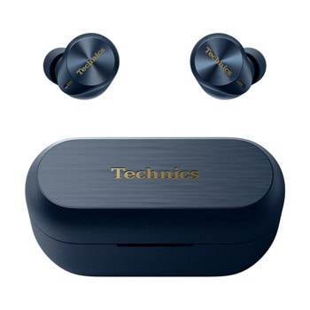 Слушалки Technics EAH-AZ80, безжични, Bluetooth, MEMS микрофон, активно шумопотискане, IPX4 защита, сини | JAR Computers Technics EAH-AZ80 Blue EAH-AZ80E-A