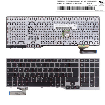 KBD for Fujitsu LifeBook E753 E754 point stick