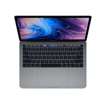 Лаптоп Apple MacBook Pro 13 (MR9Q2ZE/A_Z0V7000BD/BG)(сив), четириядрен Coffee Lake Core i5-8259U 2.3/3.8GHz, 13.3" (33.78 cm) IPS TrueTone Display, 8GB DDR4, 256GB SSD, 4x Thunderbolt 3, macOS, 1.37 kg | JAR Computers Apple MacBook Pro 13 MR9Q2ZE/A_Z0V7000BD/BG