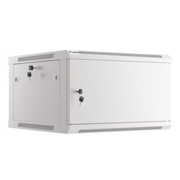 Комуникационен шкаф Lanberg WF01-6606-00S, 19", 6U, 37.9 x 60 x 60 cm, товароносимост до 60кг, сив | JAR Computers Lanberg WF01-6606-00S