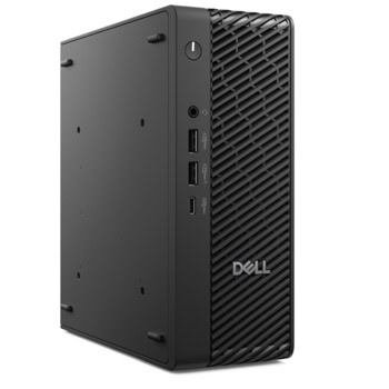 Настолен компютър Dell Pro Max Micro FCM2250 (BTO104_FCM2250_EMEA), двадесетядрен Intel Core Ultra 7 265 2.4/5.3 GHz, RTX A400 4GB GDDR6, 16GB DDR5, 512GB SSD NVMe, 1x USB 3.2 Gen 2x2 Type-C, клавиатура и мишка, Windows 11 Pro | JAR Computers Dell Pro Max Micro FCM2250 BTO104_FCM2250_EMEA