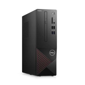 Настолен компютър Dell Vostro 3681 SFF (N304VD3681EMEA01_2101_H2_CAM), в комплект с Adesso CyberTrack H2, четириядрен Comet Lake Intel Core i3-10100 3.6/4.3 GHz, 8GB DDR4, 256GB SSD, 4x USB 3.2, клавиатура и мишка, Windows 10 Pro | JAR Computers Dell Vostro 3681 SFF and Webcam