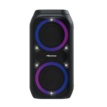 Караоке колона Hisense Party Rocket 160, 2.0, 160W RMS (80W + 80W), Bluetooth, USB, AUX, черна, подсветка, до 12 часа време на работа | JAR Computers Hisense Party Rocket 160 20013565
