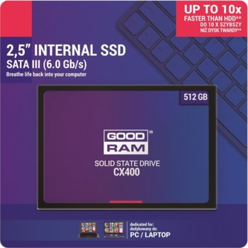 Goodram CX400 GEN.2 512GB SSDPR-CX400-512-G2