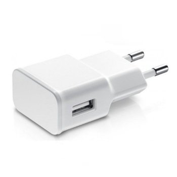 Зарядно устройство 14858, от контакт към 1 x USB А(ж), 5V / 2A 220V, бял image