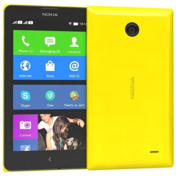 Nokia X, жълт