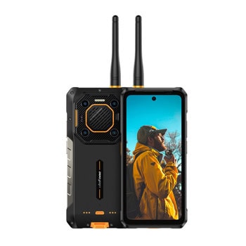 Смартфон Ulefone Armor 26 Ultra Walkie-Talkie 5G (черен), поддържа 2 SIM карти, 6.78" (17.22cm) Full HD+ 120Hz IPS дисплей, осемядрен MediaTek Dimensity 8020 2.6GHz, 12GB RAM, 512GB Flash памет (+microSD слот), 200 + 50 + 64 & 50 Mpix камери, Android | JAR Computers Ulefone Armor 26 Ultra WT Edition 512GB/12GB Black