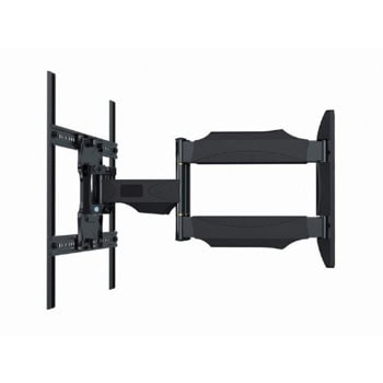 Стойка за телевизор Gembird WM-75ST-02, за стена, за екрани от 32" до 75", VESA до 600x400, до 45.5 кг, регулируема, черна | JAR Computers Стойка за телевизор Gembird WM-75ST-02