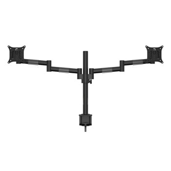 Стойка за телевизор Multibrackets MB5853, за плот, до 15-30", VESA до 100x100, до 8kg, регулируема, за 2 бр. монитора, черна | JAR Computers Multibrackets MB5853