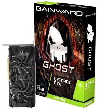 Видео карта Nvidia GeForce GTX 1660 SUPER, 6GB, Gainward Ghost (NE6166S018J9-1160X-1), PCI-E 3.0, GDDR6, 192-bit, DisplayPort, HDMI, DVI | JAR Computers Gainward NE6166S018J9-1160X-1