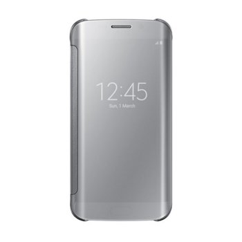 Samsung Galaxy S6 edge, Clear View Cover, Silver