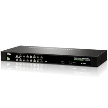 KVM суич ATEN CS1316, от 1x SPHD-18(м) към 16x SPHD-15(ж), 1x RJ-11(ж), 1 устройство | JAR Computers ATEN CS1316 KVM Switch