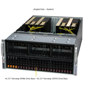 Supermicro GPU SuperServer SYS-421GE-TNRT3 | JAR Computers Supermicro GPU SuperServer SYS-421GE-TNRT3
