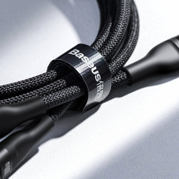 кабел baseus USB C м to 2xUSB C м 1.5m black