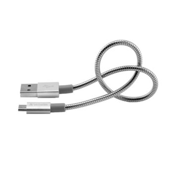 Verbatim micro USB 1m silver