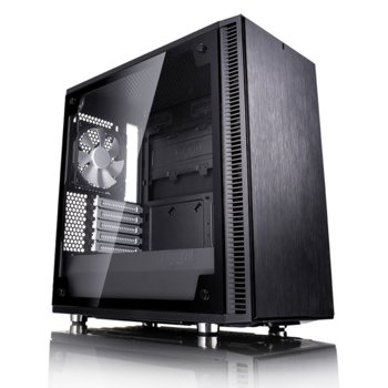 Кутия Fractal Design Define Mini C TG, mATX/ITX, прозорец, черна, без захранване | JAR Computers Fractal Design Define Mini C TG
