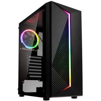 Кутия Kolink Inspire X3 ARGB TG (GEKL-072A), ATX/mATX/Mini-ITX, 1x USB 3.0, прозорец, черна, без захранване | JAR Computers Kolink Inspire X3 ARGB TG GEKL-072A