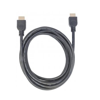 Кабел Manhattan 353946, от HDMI(м) към HDMI(м), 3м, черен, позлатени конектори | JAR Computers Manhattan HDMI(м) към HDMI(м) 3м 353946