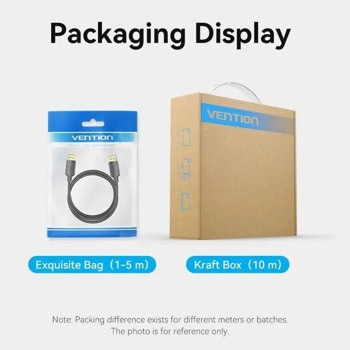Кабел Vention HAKBF Display Port m | JAR Computers Кабел Vention HAKBF Display Port m