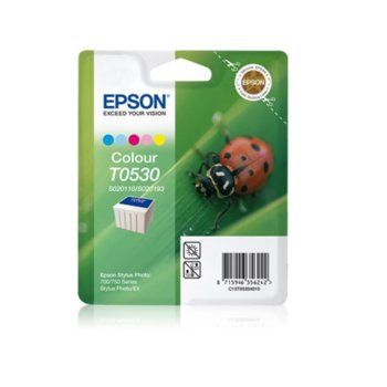 Касета ЗА EPSON STYLUS PHOTO 700/710/720/750/EX/EX2/EX3/IP-100 - S020110/S020193 - Color - P№ C13T05304010 | JAR Computers Касета ЗА EPSON STYLUS PHOTO 700/710/720/750/EX