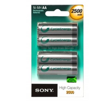 Акумулаторни батерии Sony NHAAB4E, AA, 1.2V, 2500mAh, 4бр. | JAR Computers Sony NHAAB4E Rechargeable 4*2500