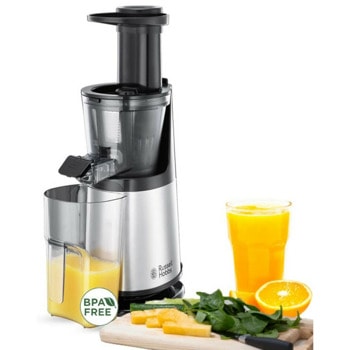Сокоизстисквачка Russell Hobbs Slow Juicer 25170-56, вместимост 0.7 l, 1 скорост, 150W, инокс | JAR Computers Russell Hobbs Slow Juicer 25170-56