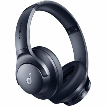 Слушалки Anker Soundcore Life Q20i, безжични, Bluetooth, микрофон, хибридно шумопотискане, 40mm говорители, до 60 часа време на работа, сини | JAR Computers Anker Soundcore Life Q20i Blue A3004G31