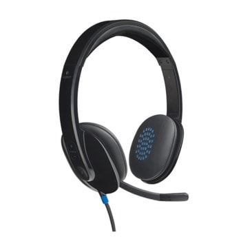 Слушалки Logitech H540, USB, черни | JAR Computers Logitech USB Headset H540