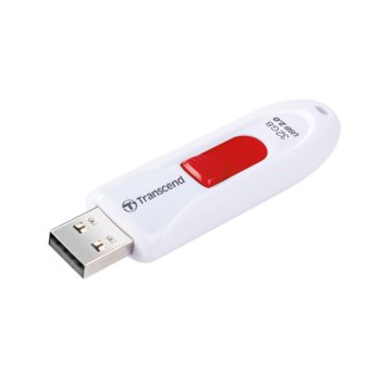 Памет 32GB USB Flash Drive, Transcend JetFlash 590, USB 2.0, бяла | JAR Computers 32GB Transcend JetFlash 590, USB 2.0, бял
