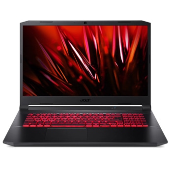 Лаптоп Acer Nitro 5 AN517-54-797L (NH.QF8EX.00F), шестядрен Intel Core i7-11600H 2.9/4.6GHz, 17.3" (43.94cm) Full HD 144Hz Anti-Glare дисплей & GF RTX 3050 4GB, (HDMI), 16GB DDR4, 1TB SSD NVMe, 3x USB 3.2 Type-A, No OS, 2.7kg | JAR Computers Acer Nitro 5 AN517-54-797L NH.QF8EX.00F