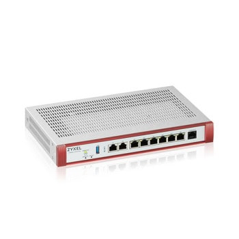 Защитна стена ZyXEL USG FLEX 200H (USGFLEX200H-EU0101F), 8x LAN(2x PoE+), 1x Console port, 1x USB 3.0 | JAR Computers ZyXEL USG FLEX 200H USGFLEX200H-EU0101F