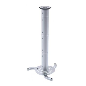 Стойка за проектор SBOX PM-102XL, за таван, до 10 кг, регулиране на височината от 130 до 1060mm | JAR Computers Стойка за проектор SBOX PM-102XL