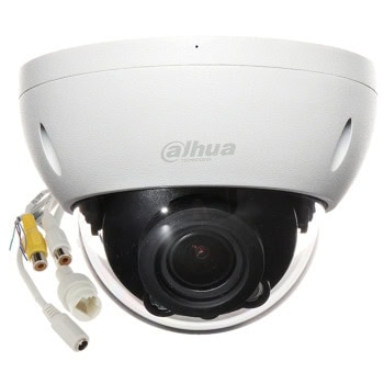 IP камерa Dahua IPC-HDBW2241R-ZAS-27135, куполна камера, 2Mpix (1920x1080@25FPS), варифокален моторизиран 2.7-13.5mm обектив, H.265+/H.265/H.264+/H.264/MJPEG, IR осветление (до 40 метра), PoE, външна IP67/IK10, microSD слот до 256GB, микрофон | JAR Computers Dahua IPC-HDBW2241R-ZAS-27135