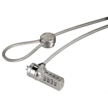 Цифрово заключващо устройство за лаптоп HAMA Light 11788, 4 mm дължина, 180 cm 4-цифрен код | JAR Computers HAMA Light 11788