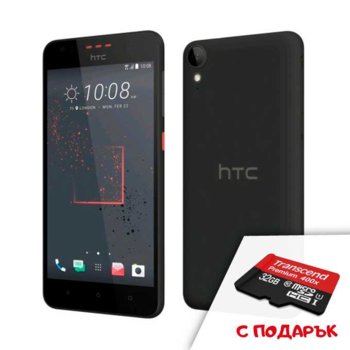 HTC Desire 825 Graphite +Transcend 32GB micro SDHC