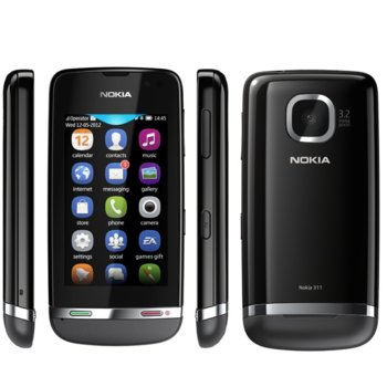 Nokia Asha 311, сив, 3