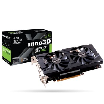 Inno3D iChill Twin X2 6GB Nvidia GeForce GTX 1060